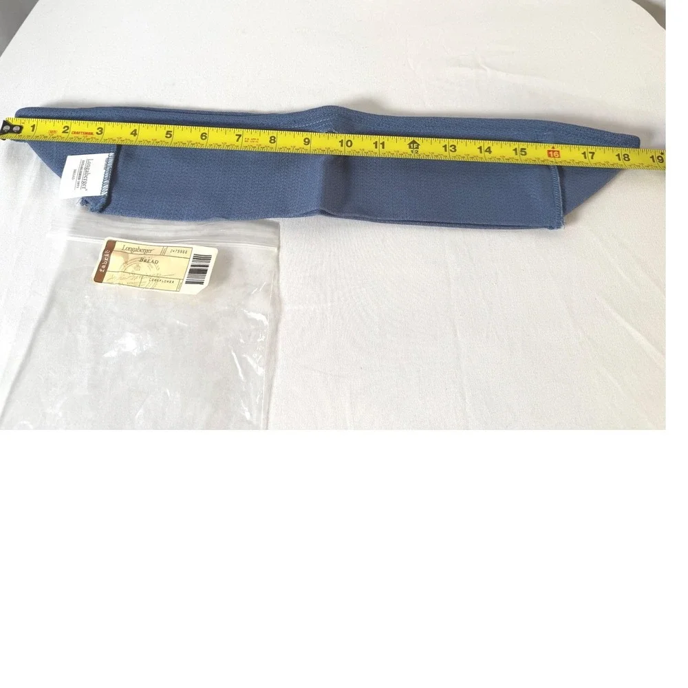 Longaberger‎ Cornflower Fabric Bread Basket Liner Replacement New Vintage 85-13